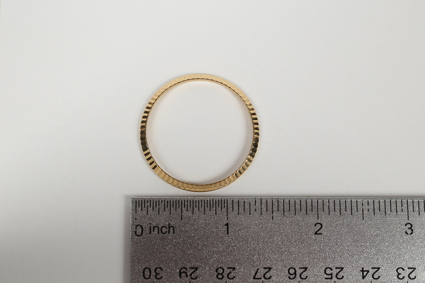 18k Yellow Gold Rolex Datejust 36mm Fluted Bezel, 4.9g