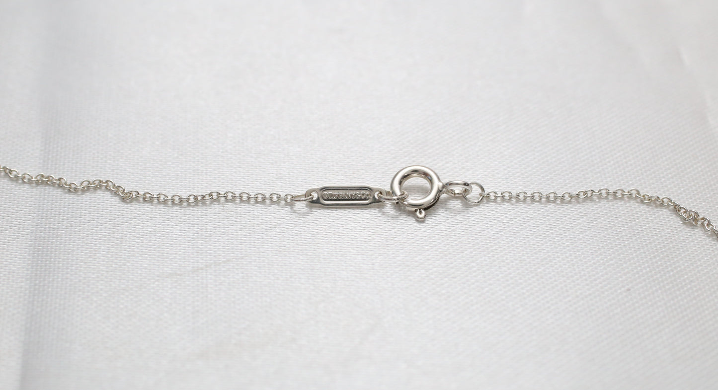 Tiffany & Co Please Return To Tiffany Heart Pendant Necklace, 16 inches - 3.5g