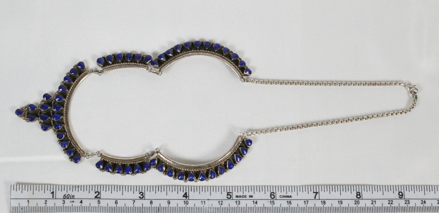 Vintage Mexican Sterling Silver Necklace, 18 inches - 32.7g