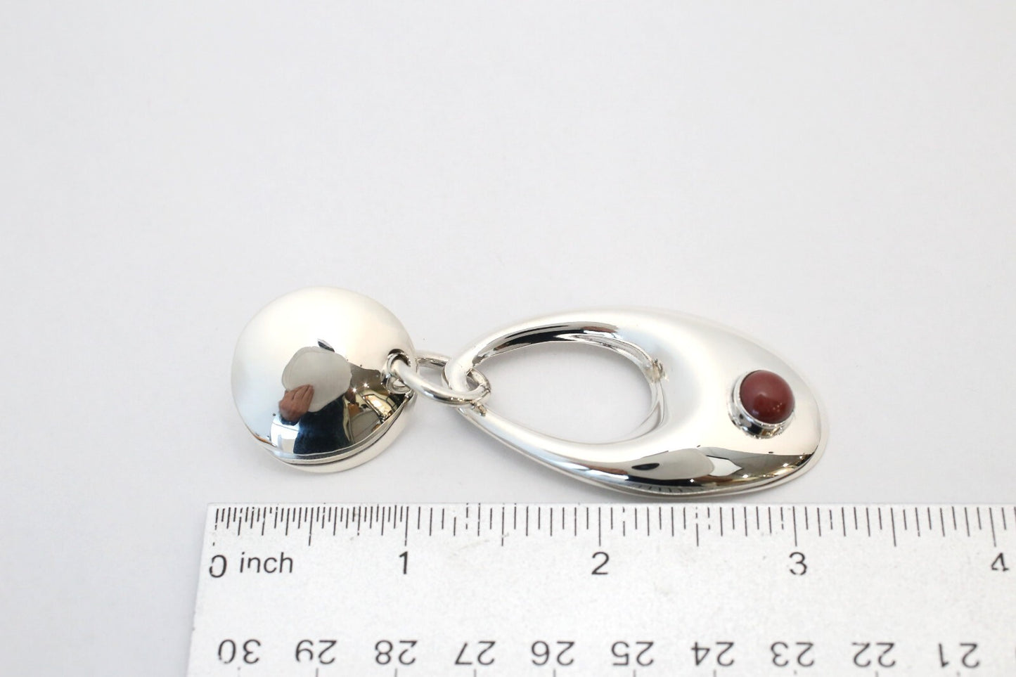 Mexico Sterling Silver Large Dangle Earrings, 26.8g