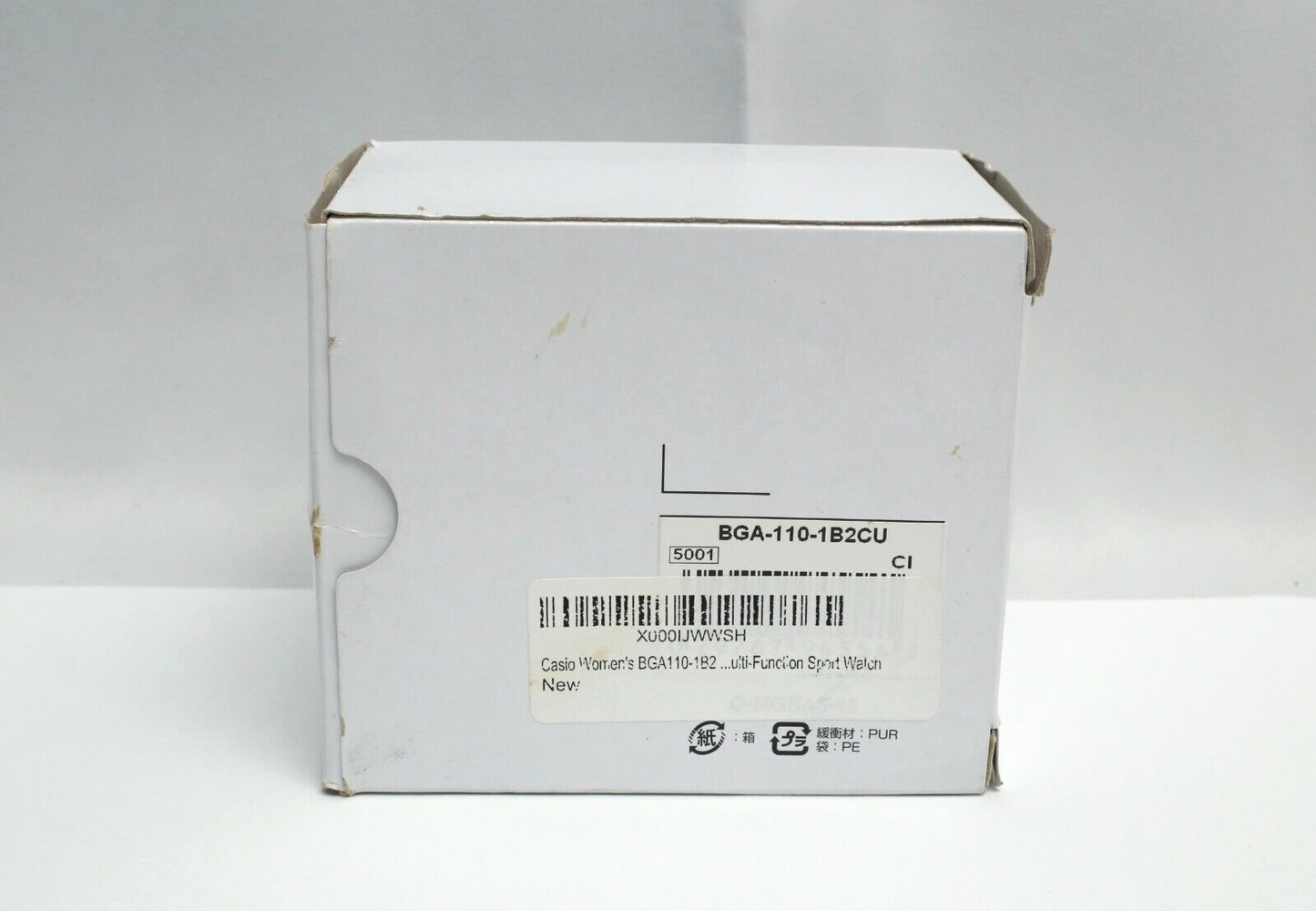 Casio Baby-G BGA-110-1B2CU Standard Analog-Digital Black Watch