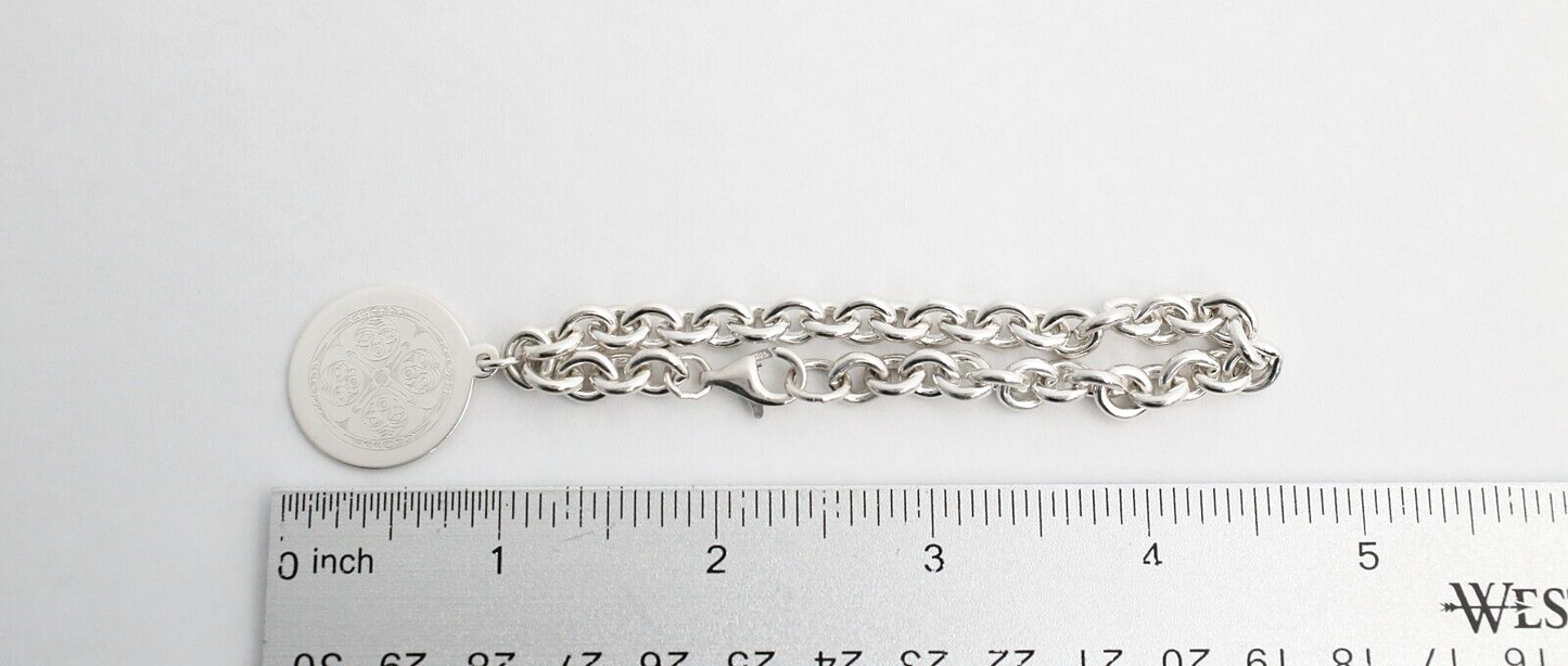 Birks 2010 Vancouver Winter Olympic Sterling Silver Bracelet, 7 inches - 23.8g
