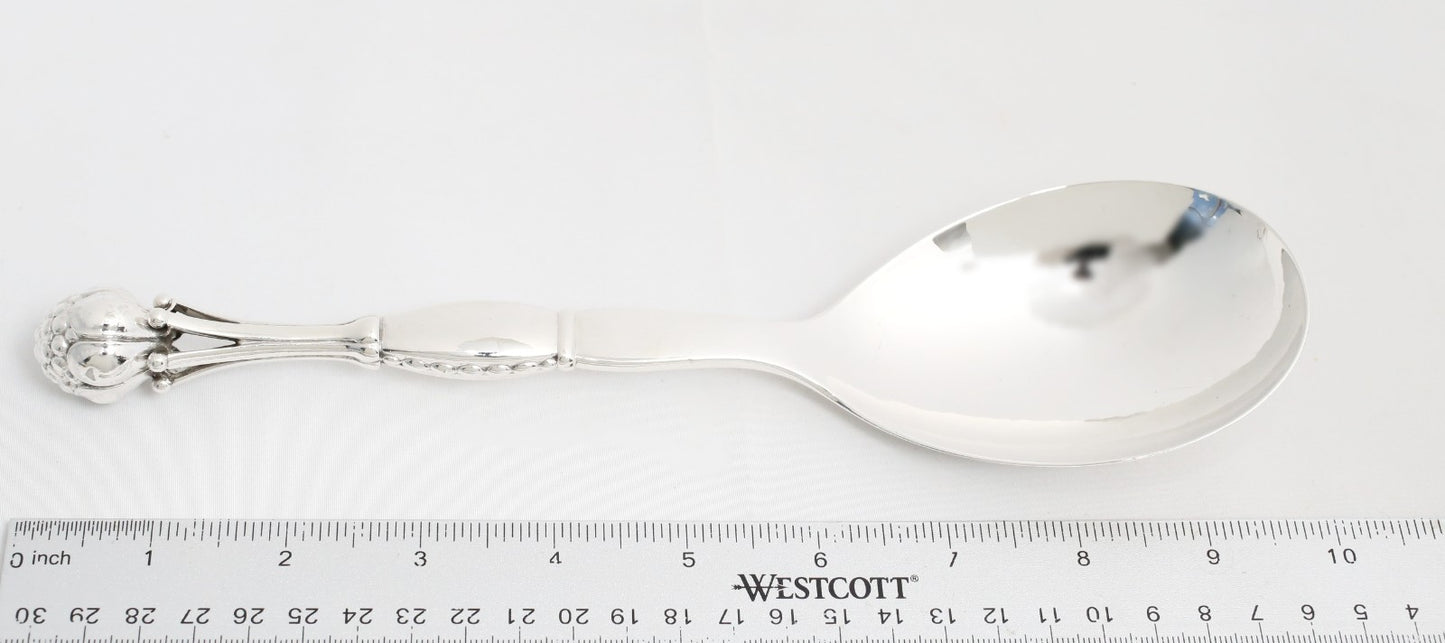 Georg Jensen Large Sterling Silver Salad Spoon, 9.5 inches - 112.5g