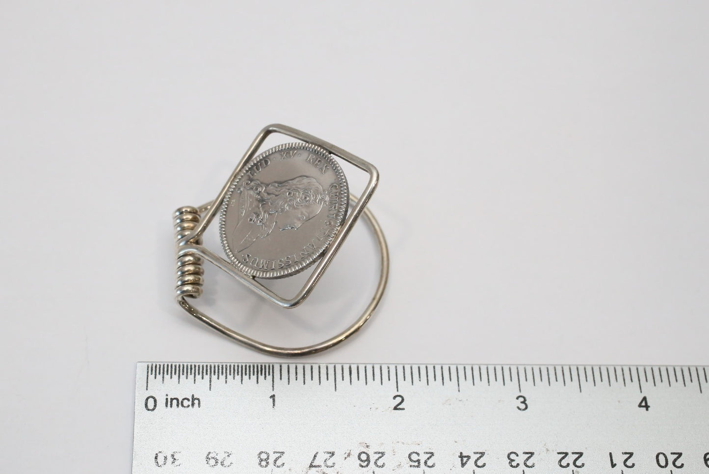 Vintage Sterling Silver Coin Money Clip, 24.2g