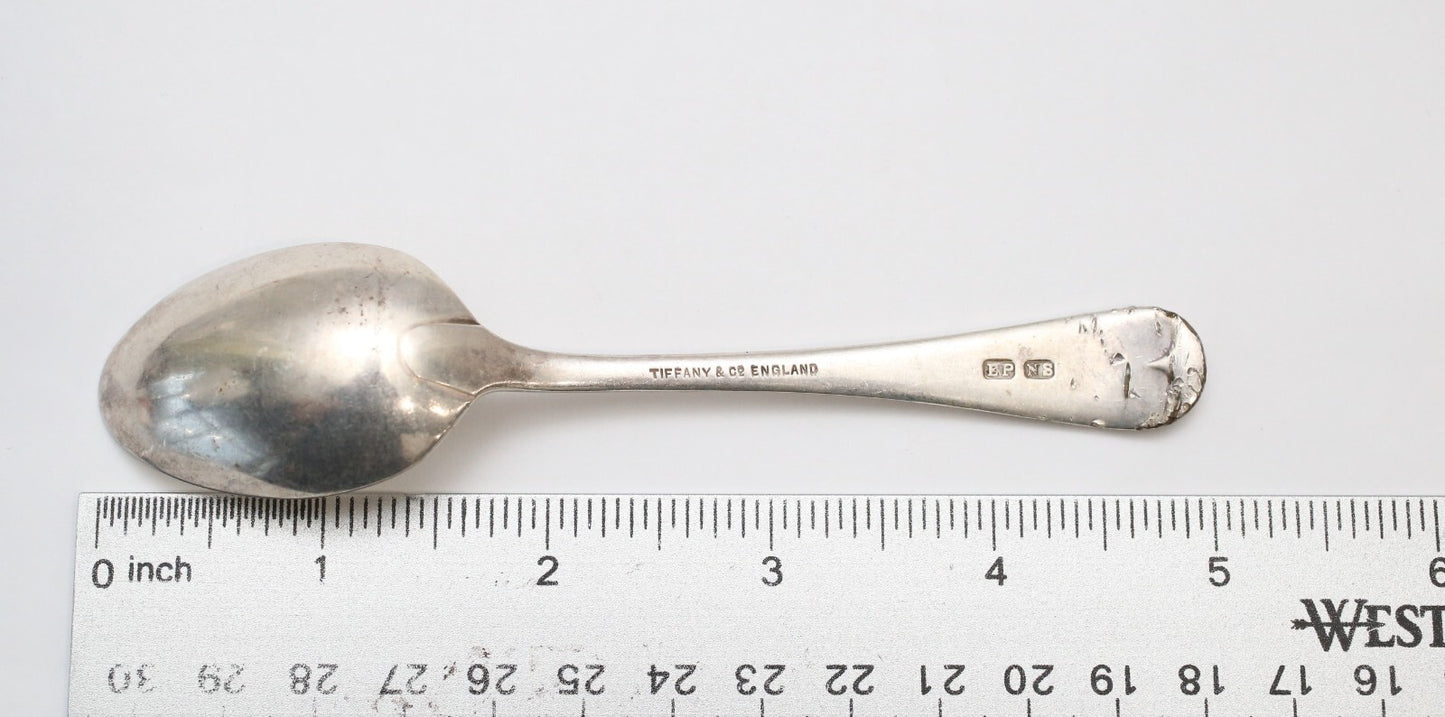 Vintage Tiffany & Co Silver Spoon Set EP-NS