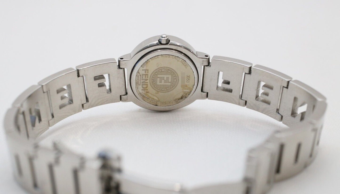 Fendi Ladies 3050L Stainless Steel 24mm Analog Display Watch