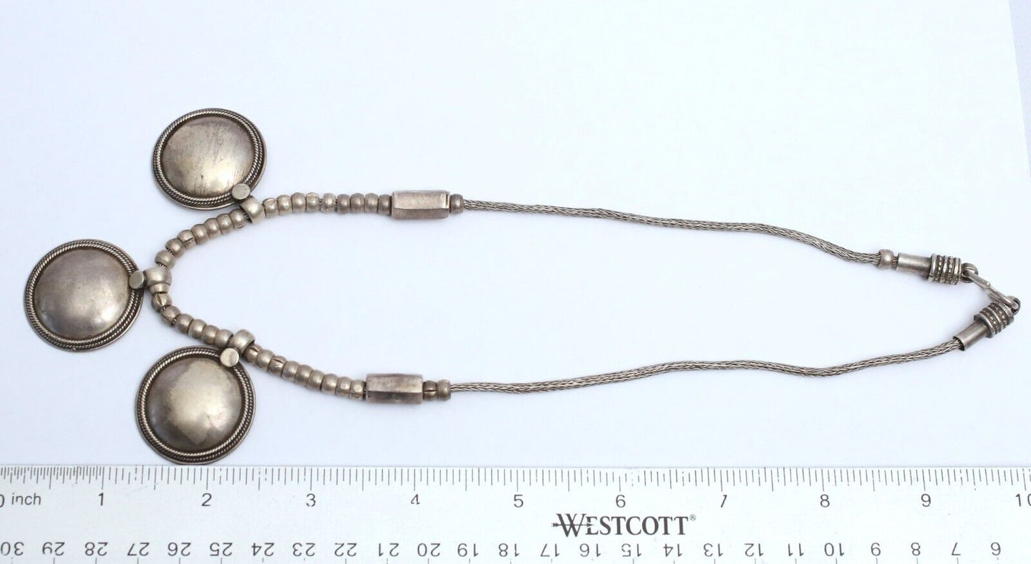 Vintage Sterling Silver Necklace, 19 inches - 59.5g