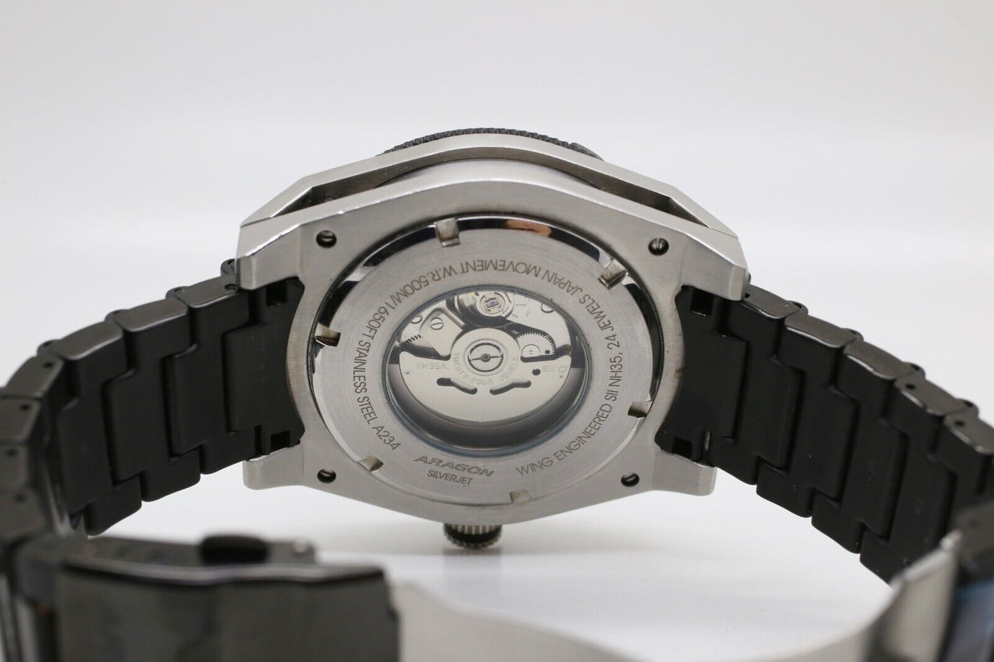 Aragon A234 Silverjet 50mm Automatic Watch
