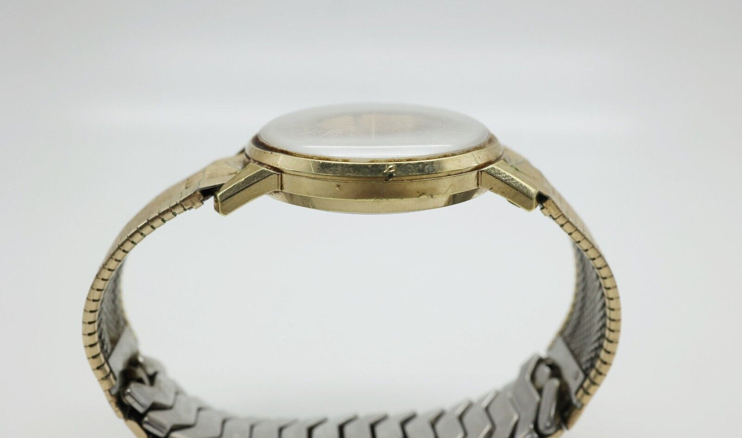 Vintage Bulova Automatic Gold Electroplated 34mm Watch