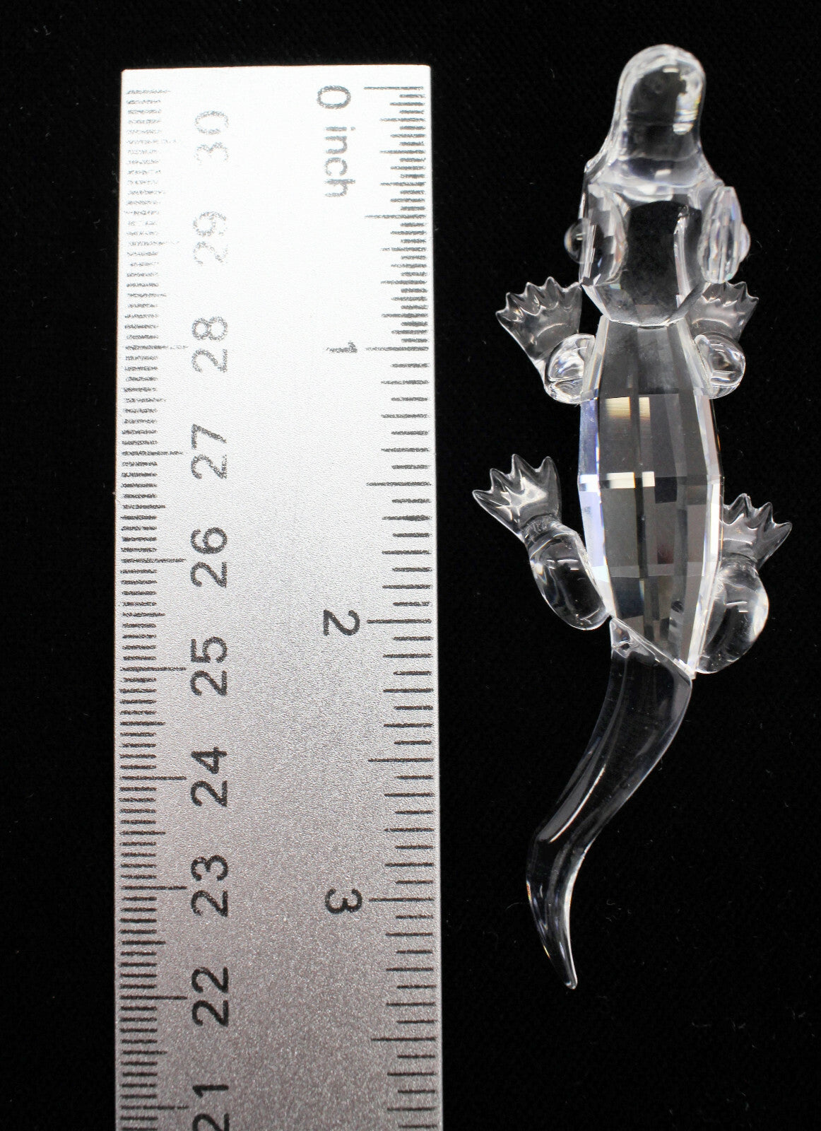 Swarovski 0221629 Retired Crystal Alligator Figurine