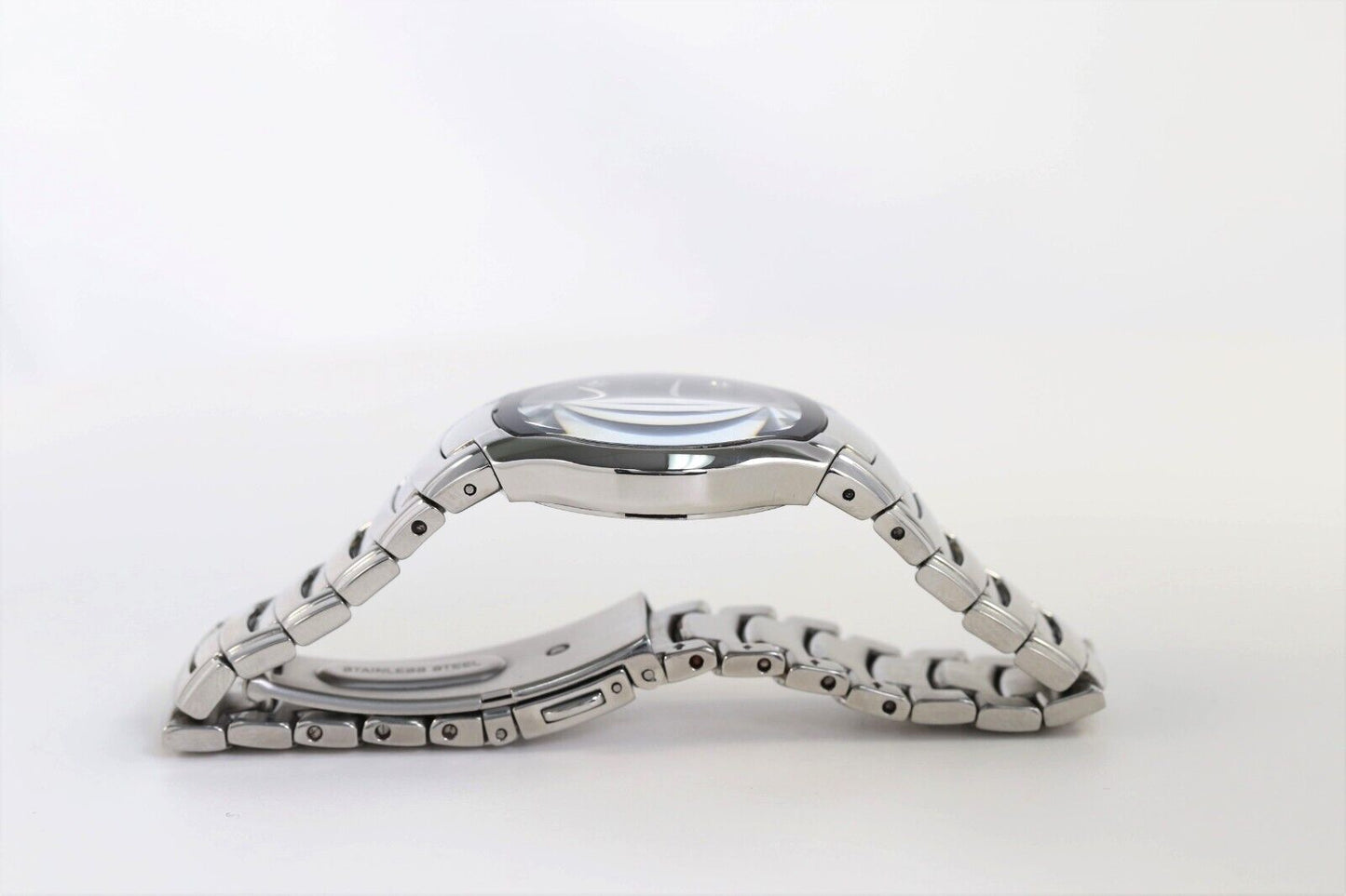 Bulova 96D117 Women's Stainless Steel 28mm Black Dial Quartz Watch