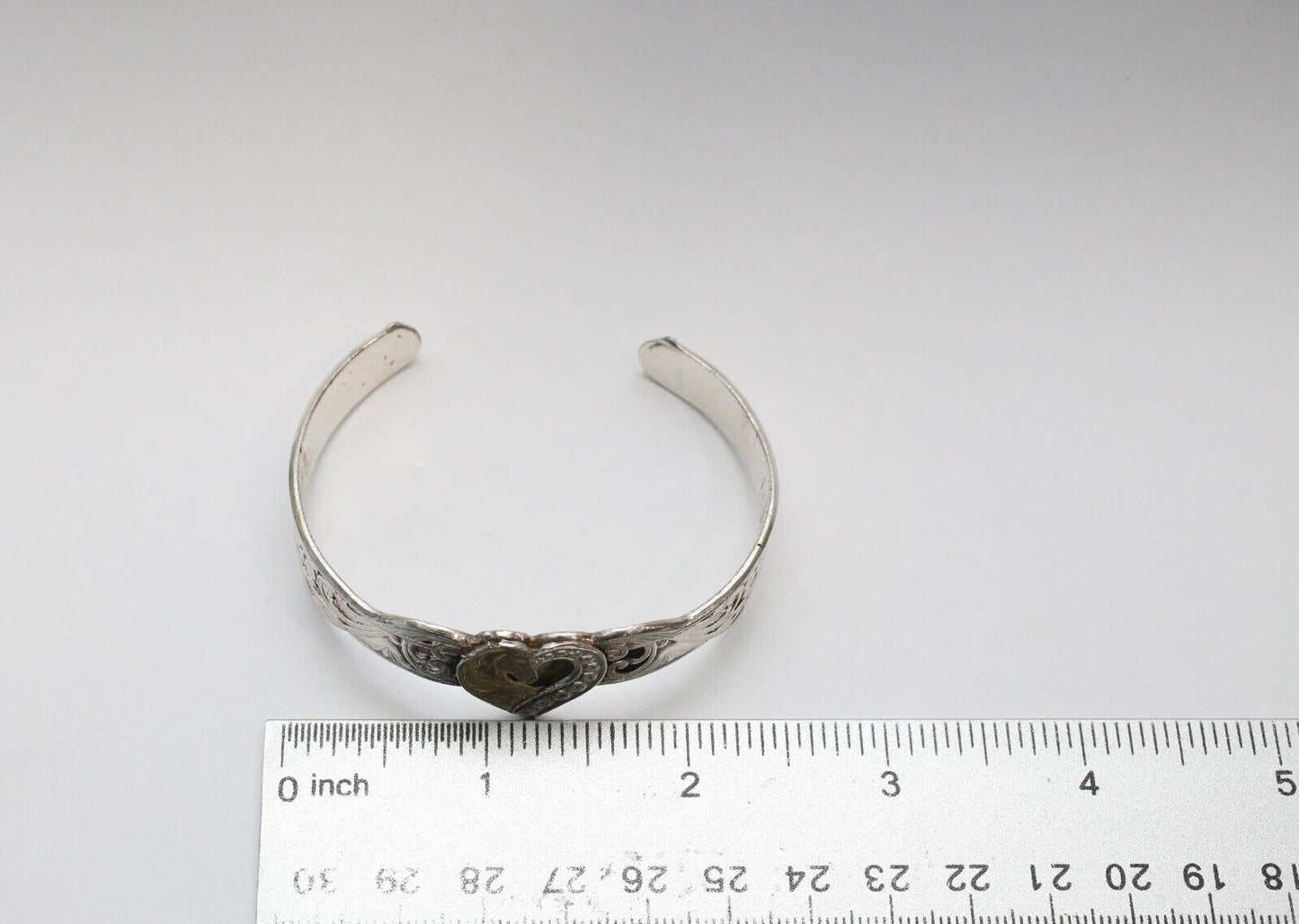 Vintage Montana Silversmiths Sterling Silver Plated Cuff Bracelet, 7 inches - 20.4g