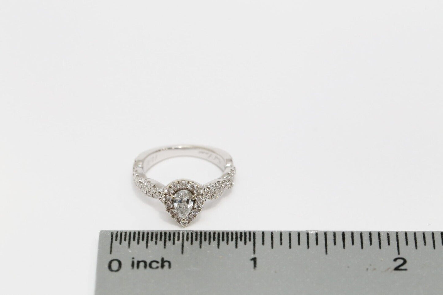 Neil Lane 14k White Gold Diamond Engagement Ring, Size 4.5 - 4.2g