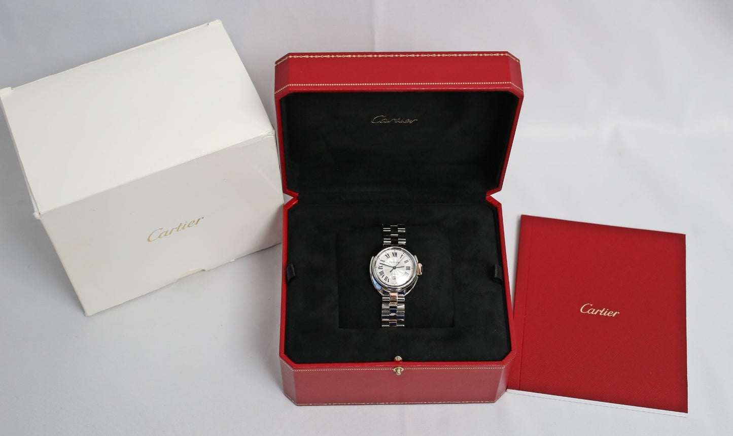 Cartier Cle de Cartier Ref. 3867 Stainless Steel/Rose Gold Automatic 33mm Watch