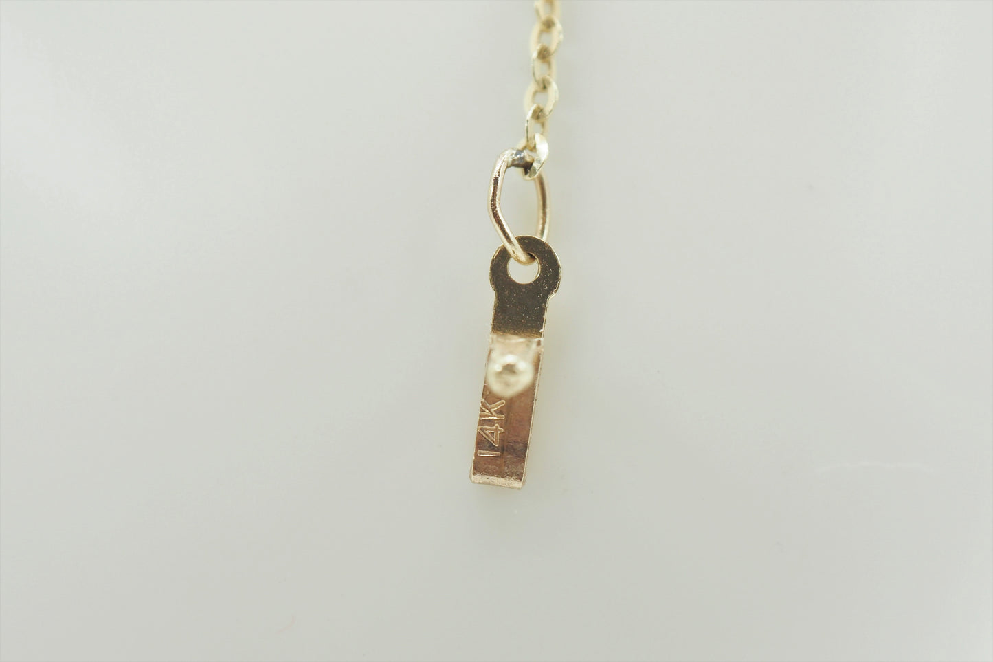 Vintage 14k Yellow Gold Cameo Pendant Necklace, 17 inches - 6.0g