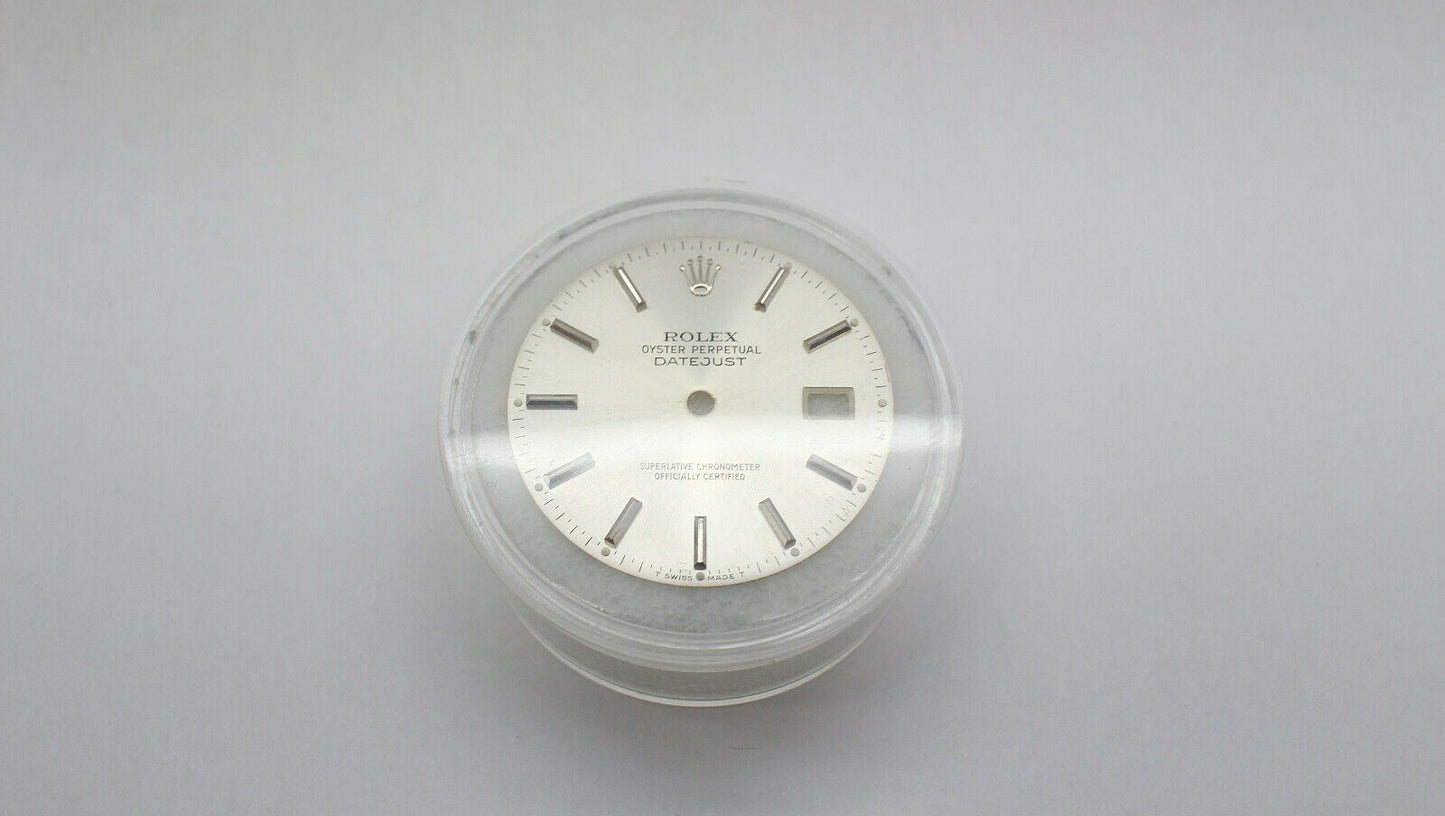 Vintage Rolex Datejust Watch 16013 Champagne Stick Dial