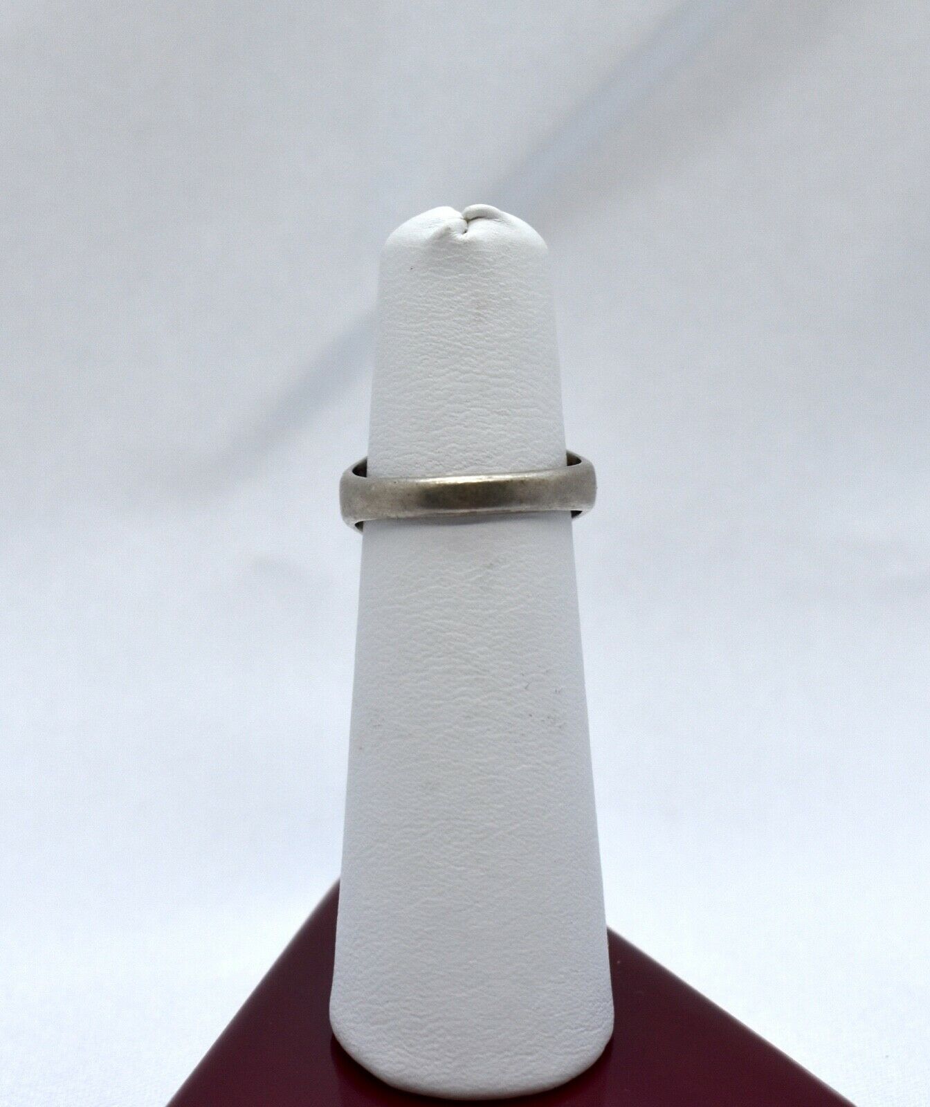 Sterling Silver Turquoise/Red Jasper Feathered Ring, Size 5.5 - 8.8g