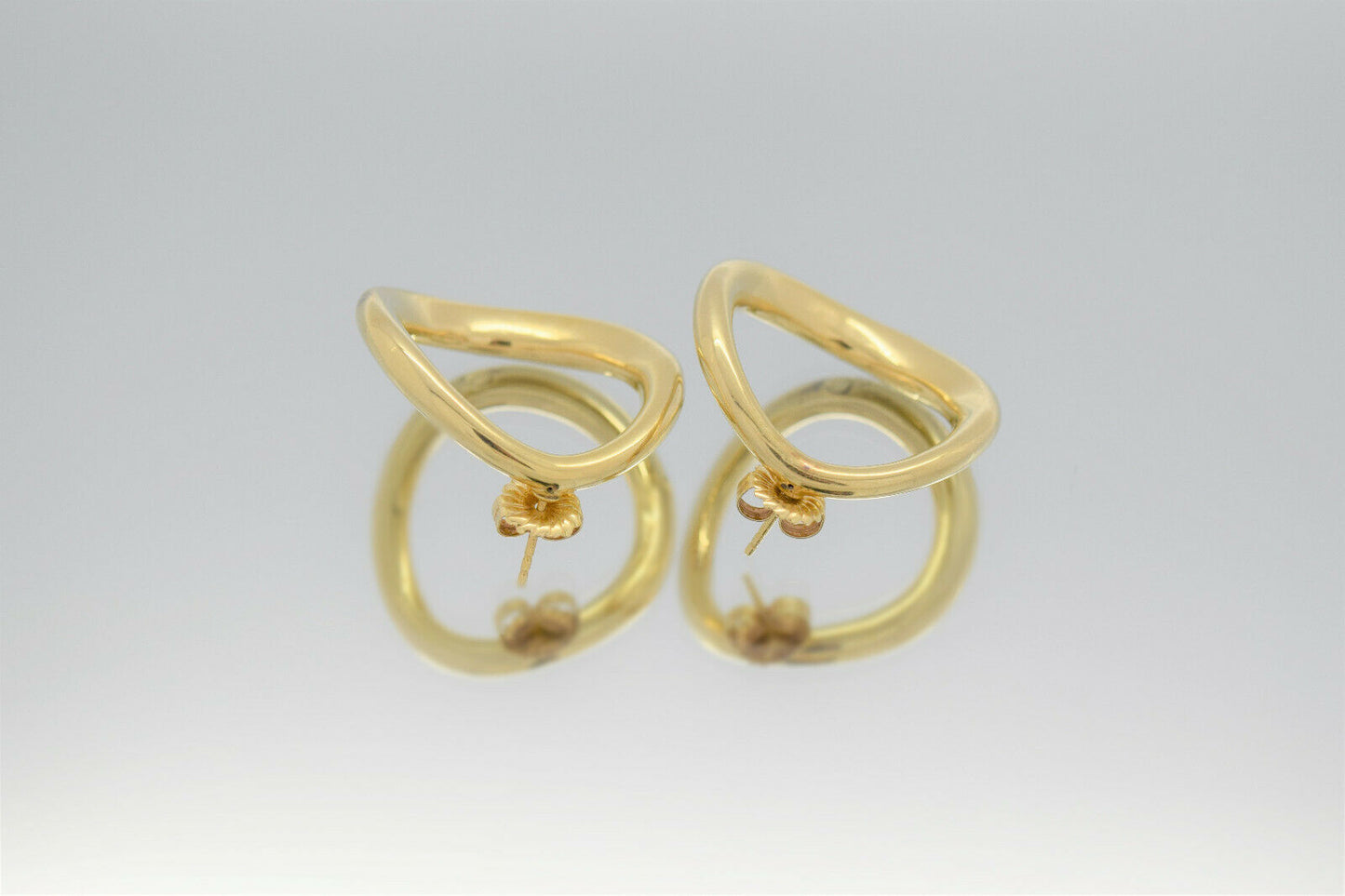 14k Yellow Gold "Carla" Ladies Hoop Earrings - 10.5g