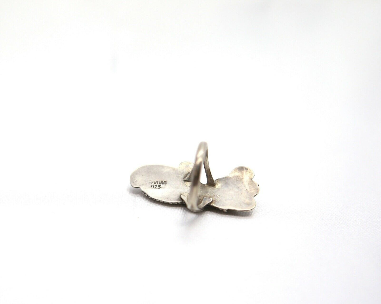 Vintage Sterling Silver Turquoise Ring, Size 6.5 - 4.8g