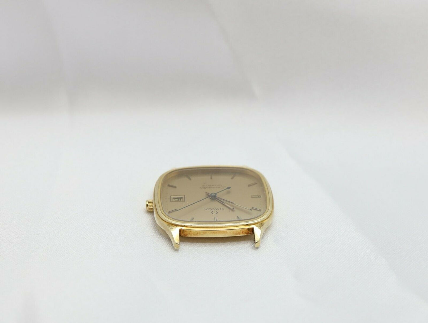 Vintage Omega Seamaster 14k Yellow Gold Quartz Watch, Model 1430 - 23.0g
