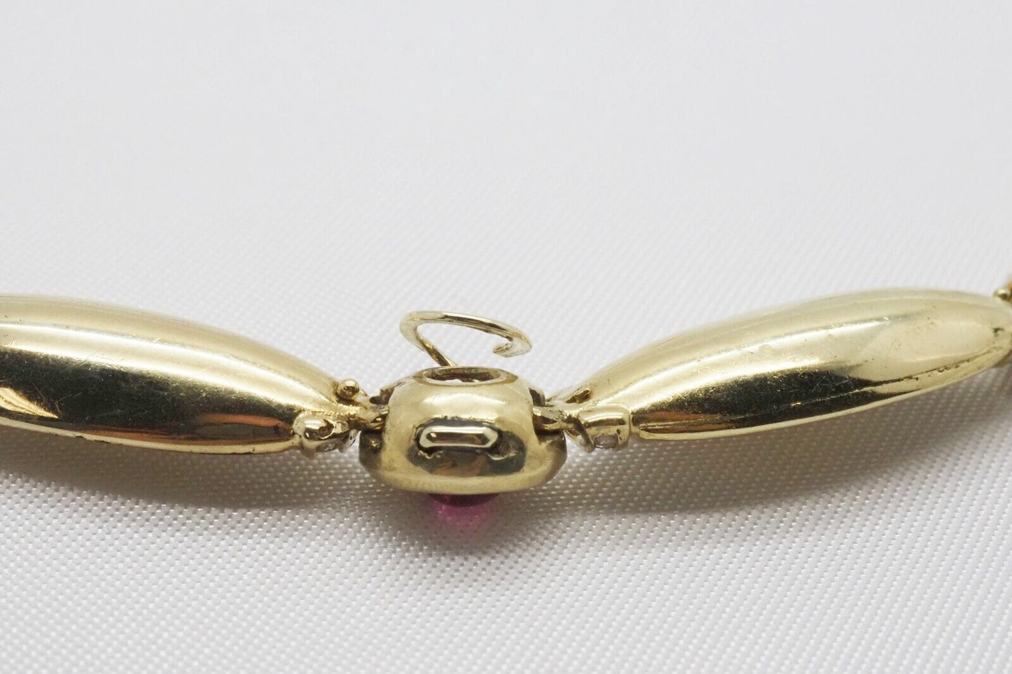 Vintage 19.2k Yellow Gold Choker Style Necklace, 15.5 inches - 63.0g