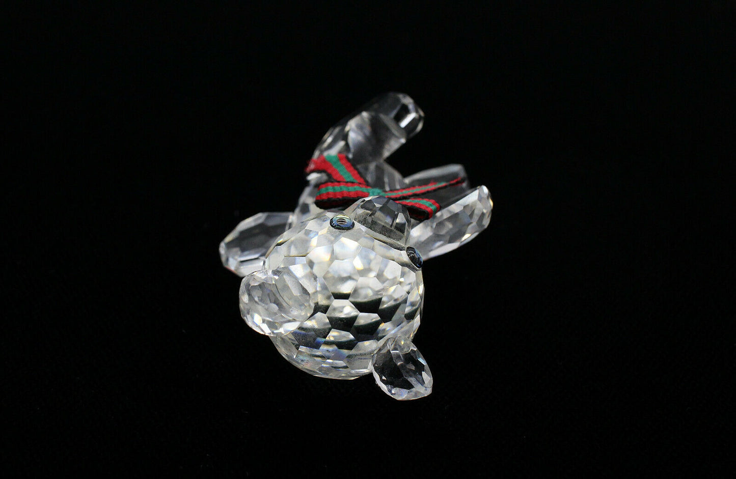 Swarovski Crystal Kris Bear with Bow Figurine