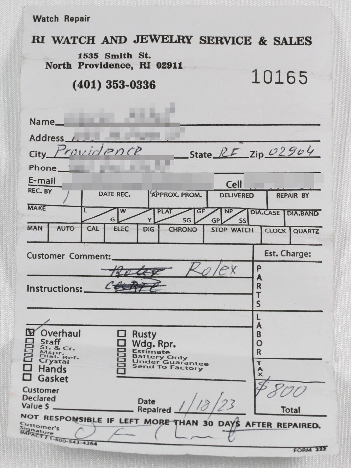 Rolex Oyster Royal Precision Model 6426 34mm Watch Circa 1950s