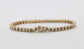 14k Yellow Gold Diamond Tennis Bracelet, 7.5 inches - 17.3g