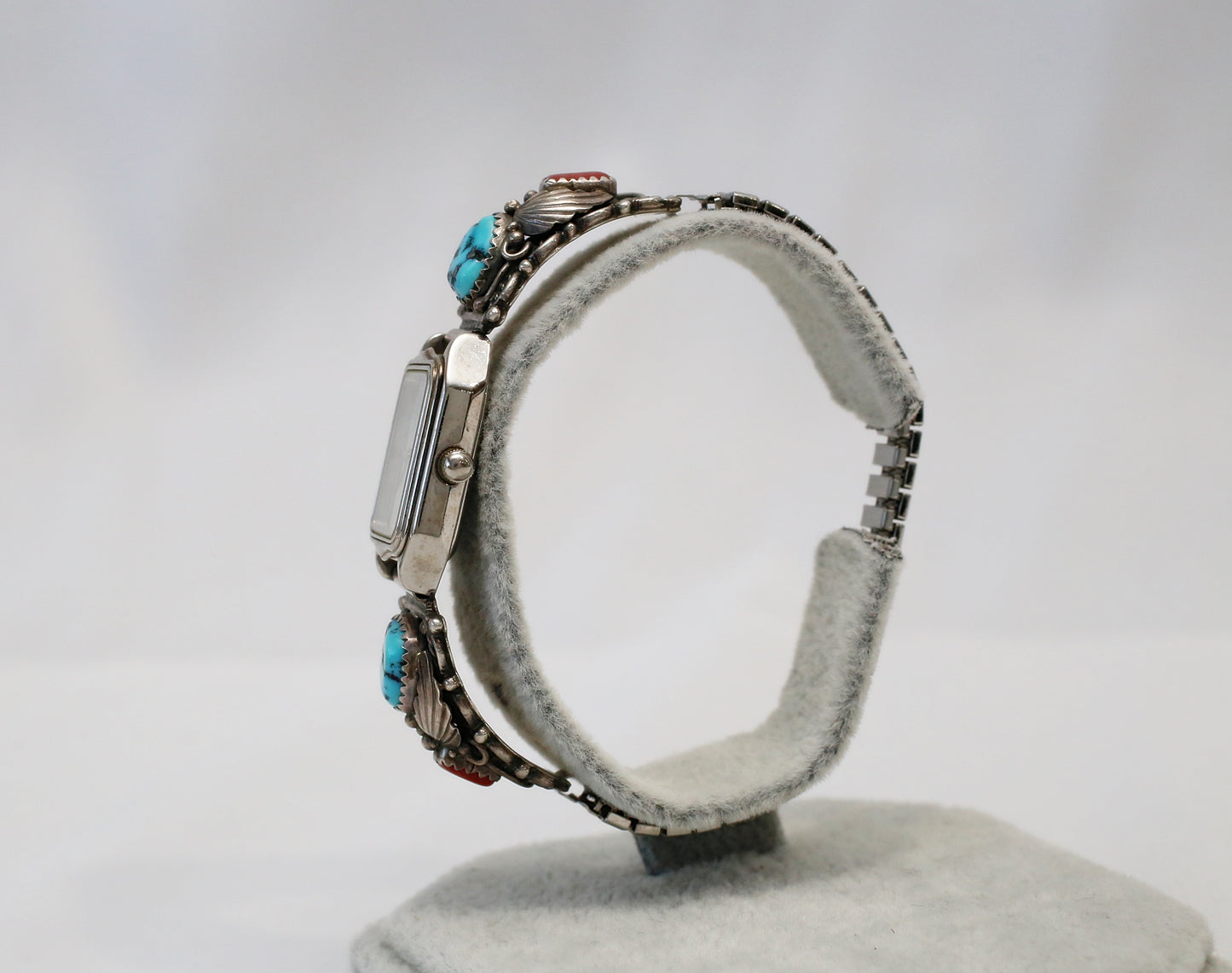 Navajo Sterling Silver Turquoise Quartz Watch