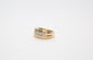 14k Yellow Gold Diamond Ring, Size 7.5 - 7.0g