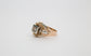 18k Tri-Gold Diamond Ring, Size 8.25 - 7.9g