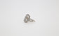Platinum & 14k Gold Diamond Art Deco Ring, Size 6.5 - 5.6g