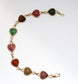 14k Yellow Gold Heart Scarab Bracelet, 8 inches - 13.4g
