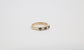 14k Yellow Gold Sapphire & Diamond Ring, Size 5.5 - 3.6g