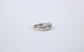 14k White Gold Multi-Diamond Band, Size 5.25 - 6.6g