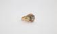 18k Tri-Gold Diamond Ring, Size 8.25 - 7.9g