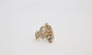 14k Yellow Gold Multi-Diamond Ring, Size 8.5 - 8.7g