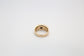 14k Yellow Gold Diamond Ring, Size 7.5 - 7.0g