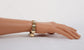 Vintage 14k Yellow Gold Circle Link Bracelet, 7.25 inches - 15.0g