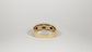 14k Yellow Gold Men's 5 Diamond Ring, Size 13.75 - 7.4g