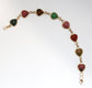 14k Yellow Gold Heart Scarab Bracelet, 8 inches - 13.4g