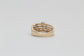 14k Yellow Gold Multi-Diamond Ring, Size 6.5 - 4.9g