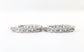 14k White Gold 6.12ctw Diamond Hoop Earrings - 6.9g