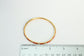 21k Yellow Gold Beaded Bangle, 7.25 inches - 9.9g