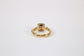 18k Yellow Gold Peter Thomas Roth Garnet Cocktail Ring, Size 10 - 11.9g