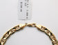 10k Yellow Gold Gucci Link Bracelet, 8.5 inches - 7.4g