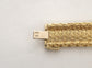 14k Yellow Gold Woven Bracelet, 7.5 inches - 39.9g