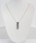 14k White Gold Diamond & Gemstone Pendant Necklace, 18 inches - 5.7g