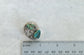 Vintage Sterling Silver Turquoise Ring, Size 8.5 - 35.7g
