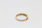 14k Yellow Gold Sapphire & Diamond Ring, Size 6.25 - 2.2g
